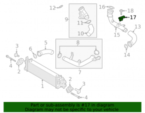 Boost Pressure Sensor Volvo XC40 19-25