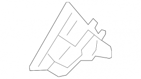 Front panel air duct deflector central right Volvo XC60 18-23