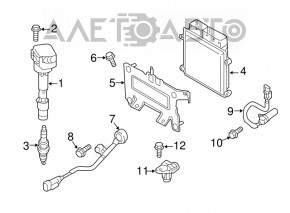 Knock Sensor Kia Forte 19-24 2.0