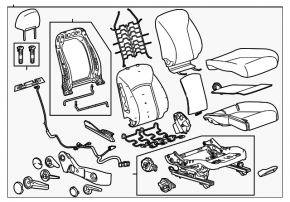 Chevrolet Cruze 11-16 passenger seat
