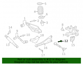 Camber bolt Lexus CT200h 11-17