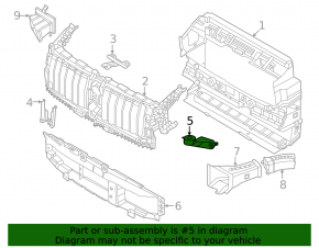 Left blind mount BMW i4 22-26