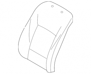 BMW 5 F10 14-16 passenger seat back upholstery, Dakota beige leather, Venetobeige