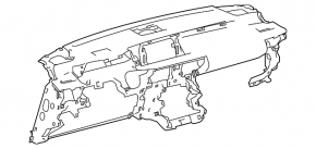 Lexus IS 14-20 dashboard without airbag
