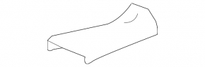 Front fender lining upper right Toyota FJ Cruiser 07-14