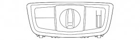 Light control BMW X1 F48 16-22 under fog lights, auto