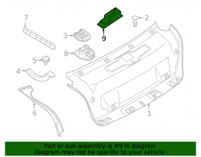 BMW i4 22-26 trunk light