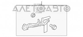 Rear left door handle mechanism Toyota Highlander 08-13