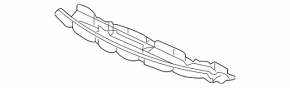 Upper radiator deflector Acura MDX 17-20 rest