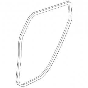 Door seal rear right Honda Clarity 18-21 usa