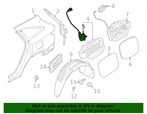 Kia Sorento 21-25 HEV Fuel Door Lock