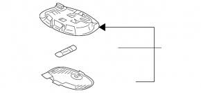 Mitsubishi Galant 04-12 passenger light