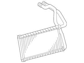 Lexus GS 15-20 heater radiator