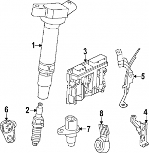 Toyota Rav4 19- hybrid ECU engine computer bracket