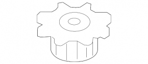 Spare wheel mount Audi A4 B8 08-16 sedan