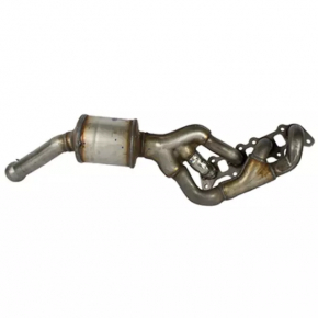 Left exhaust manifold with catalytic converter Ford Mustang mk6 15-17 5.0