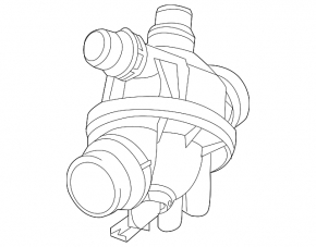 Thermostat housing BMW 5 F10 11-16 3.0T N55