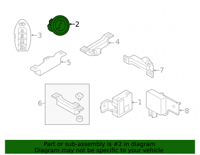 Start-stop button Infiniti Q50 14-24
