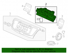 CD-changer, Radio, Tape recorder Honda Accord 16-17