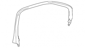 Door frame inner front left Buick Encore 13-19