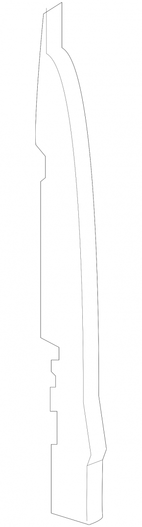 Wing seal door-wing left Nissan Rogue Sport 17-17