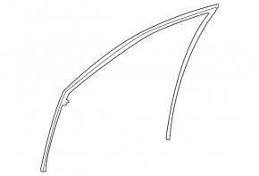 Front left glass seal for Lexus LS460 LS600h 07-17