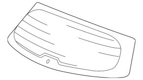 Rear glass for the tailgate of an Acura MDX 07-13