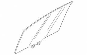 Front right door glass for Honda Fit 15-20