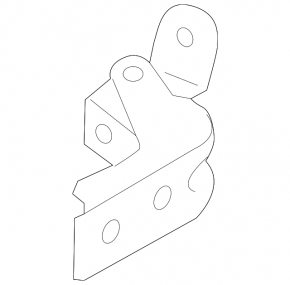 Upper rear right door hinge Hyundai Santa FE 19-23 KOR
