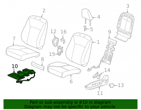 Heated Driver's Seat for Honda Accord 2013-2017 (Part 2)
