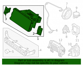 Radio tape recorder Kia Niro 20-22 HEV
