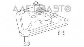 ABS unit bracket Mercedes W221
