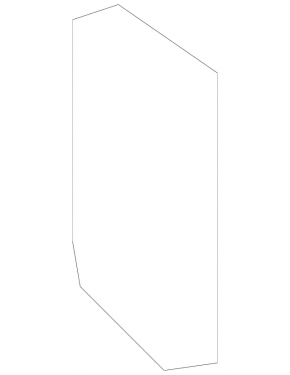 Mercedes W221 S 06-13 front bumper tow hook cap