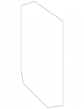 Plug towing hook front bumper Mercedes W221 S 06-13