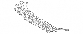Upper center front bumper mount for Mercedes X247 GLB 20-26