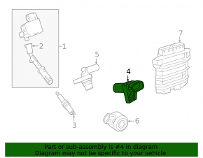 Crankshaft Position Sensor Mercedes W167 GLE 450 20-23