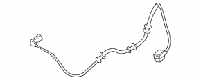 Brake pad wear sensor rear left Jaguar F-Type X152 14-24