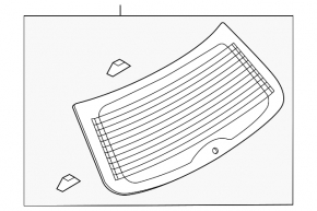 Rear window for the Mazda CX-7 06-12