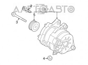 Generator Mazda 3 14-16 BM prerest