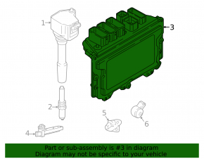 Block ECU engine computer BMW X3 G01 20- 2.0T
