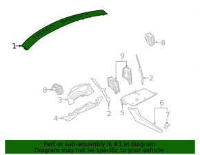 Black front panel trim for Infiniti Q50 14-20 speakers