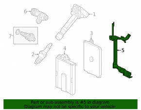 ECU bracket engine computer Acura MDX 14-20