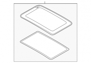 Sunroof assembly Audi A6 C7 12-18