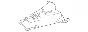 Toyota Rav4 13-18 Driver's Footwell Front Panel Trim
