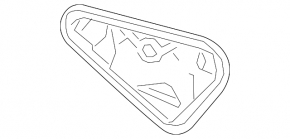 Panel inner door rear right VW Tiguan 18-24