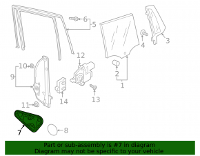 Panel inner door rear right VW Tiguan 18-24