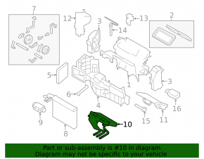 BMW X5 E70 07-13 Heater Radiator