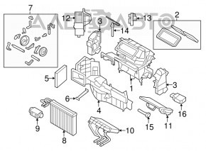 BMW X5 E70 07-13 Heater Radiator