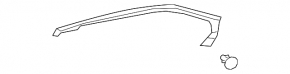 Door seal upper rear right Lexus UX200 UX250h 19-