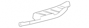 Door sill trim rear left Toyota Rav4 06-12